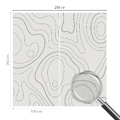 Papier peint tête de lit chambre adulte Kvapalinové linky