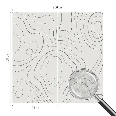 Papier peint intissé Lignes de fluide
