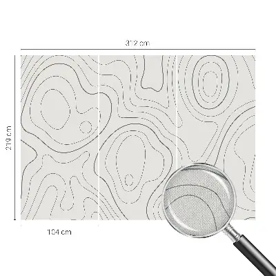 Papier peint intissé Lignes de fluide