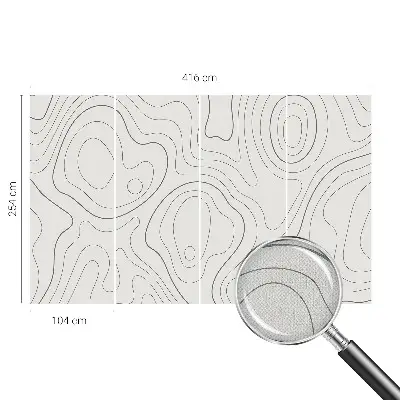 Papier peint intissé Lignes de fluide
