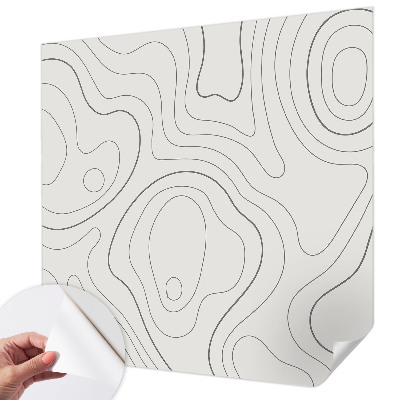 Papier peint tête de lit chambre adulte Kvapalinové linky