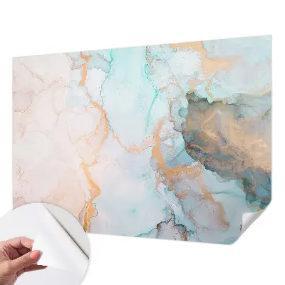 Papier peint photographique intissé vagues aquarelles
