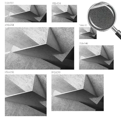 Papier peint photo sur tissu non tissé Structures géométriques