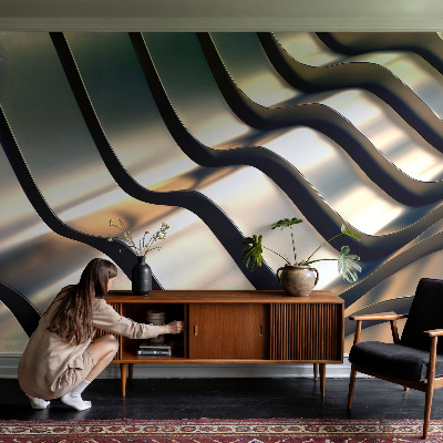 Déco papier peint salon Kovové vlny
