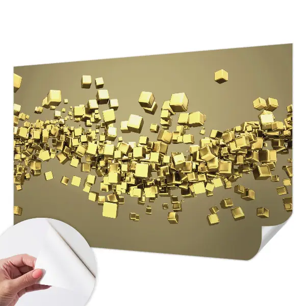 Papier peint photo imprimé sur tissu non tissé Cubes créatifs