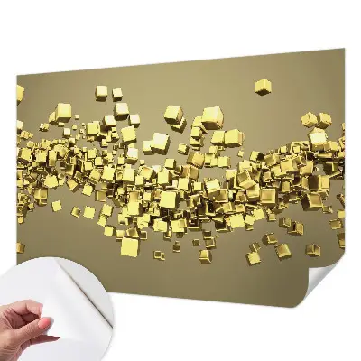 Papier peint photo imprimé sur tissu non tissé Cubes créatifs