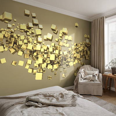 Papier peint chambre parentale Kreatívne kocky