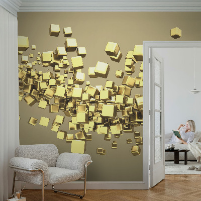Papier peint chambre parentale Kreatívne kocky