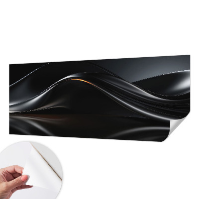 Papier peint chambre adulte cocooning Metalické vlny