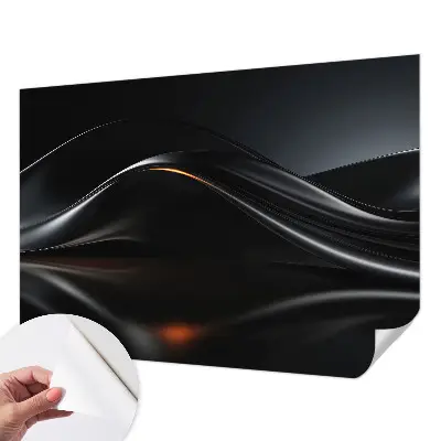 Papier peint photographique intissé vagues métalliques