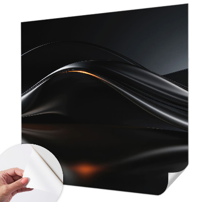 Papier peint chambre adulte cocooning Metalické vlny