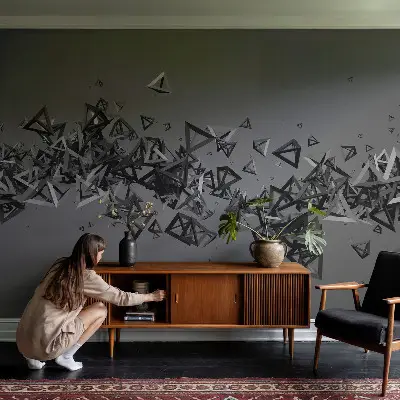 Papier peint photographique sur tissu non tissé Abstractions géométriques