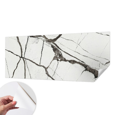 Papier peint tête de lit chambre adulte Mramorové praskliny
