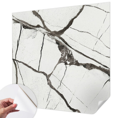 Papier peint tête de lit chambre adulte Mramorové praskliny