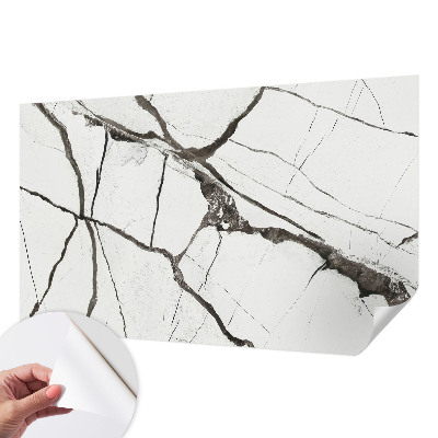 Papier peint tête de lit chambre adulte Mramorové praskliny