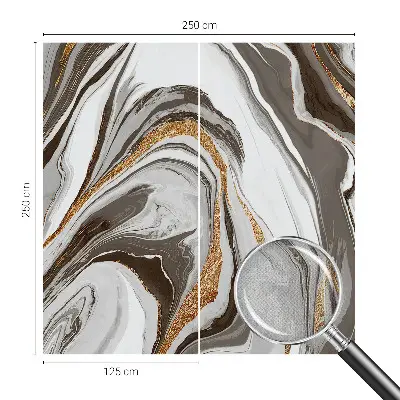 Papier peint photo grand format pour le mur tourbillons de marbre