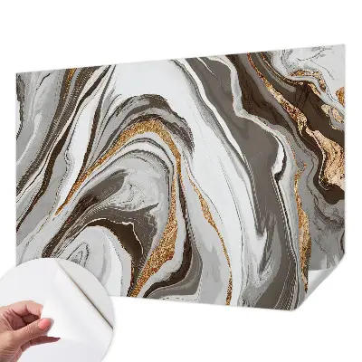 Papier peint photo grand format pour le mur tourbillons de marbre