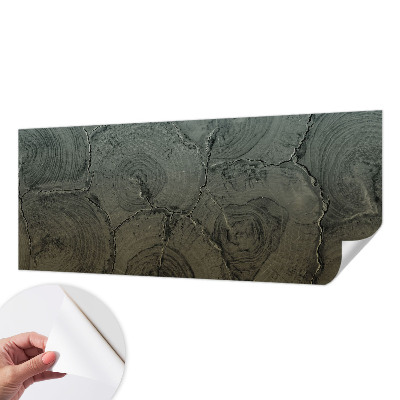 Papier peint panoramique adhésif Drevené krúžky