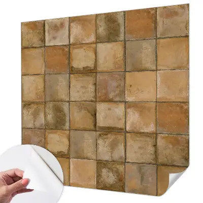 Papier peint photo sur tissu non tissé mosaïque rustique