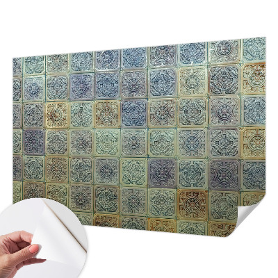 Papier peint chambre adulte cocooning Geometrické dlaždice