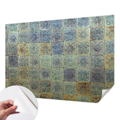Papier peint chambre adulte cocooning Geometrické dlaždice