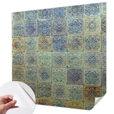 Papier peint chambre adulte cocooning Geometrické dlaždice