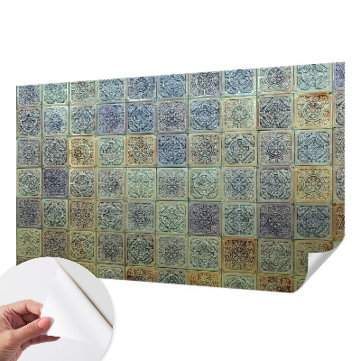 Papier peint chambre adulte cocooning Geometrické dlaždice