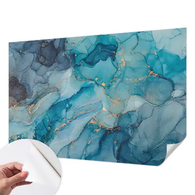 Papier peint photographique intissé Abstraction bleue