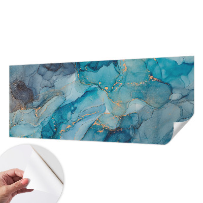 Papier peint tendance chambre adulte Modrá abstrakcia