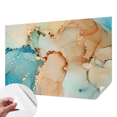 Papier peint photo imprimé sur tissu non tissé abstrait coloré