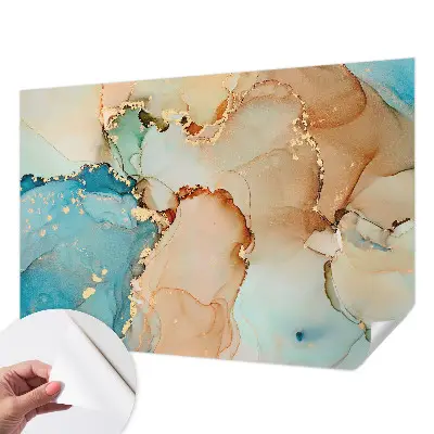Papier peint photo imprimé sur tissu non tissé abstrait coloré