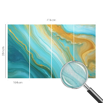 Déco papier peint salon Abstraktné vlny