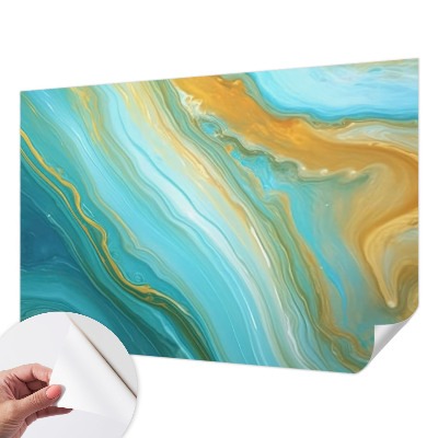 Déco papier peint salon Abstraktné vlny