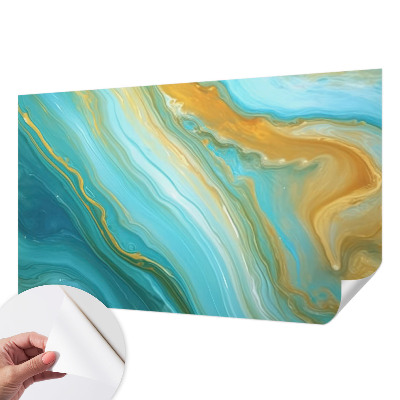 Déco papier peint salon Abstraktné vlny