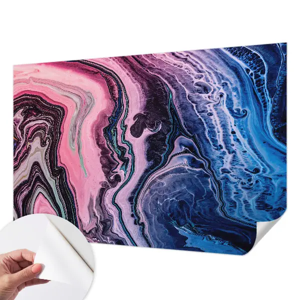 Papier peint intissé tourbillons colorés