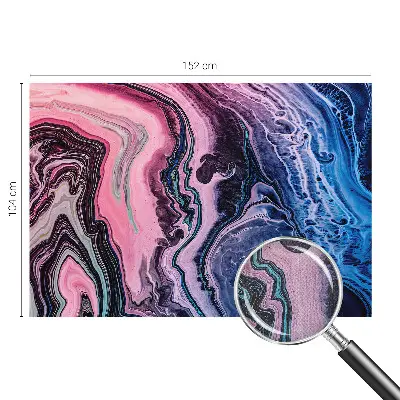 Papier peint intissé tourbillons colorés