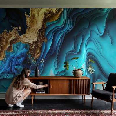 Papier peint chambre adulte cocooning Energetické vlny