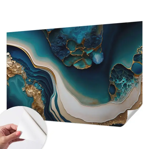 Papier peint photo imprimé sur tissu non tissé abstraction colorée