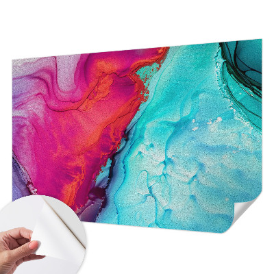 Papier peint chambre ado Farebná vlna