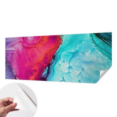 Papier peint chambre ado Farebná vlna