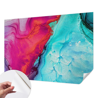 Papier peint chambre ado Farebná vlna