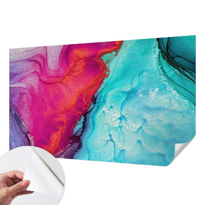 Papier peint chambre ado Farebná vlna