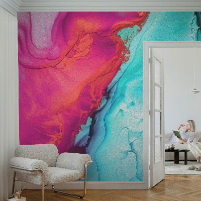 Papier peint chambre ado Farebná vlna