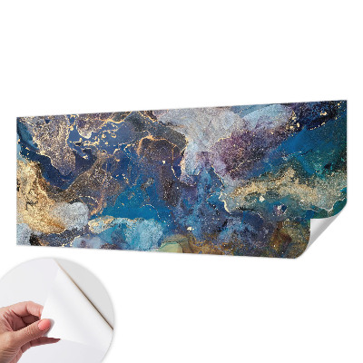 Papier peint tête de lit chambre adulte Kozmická mozaika