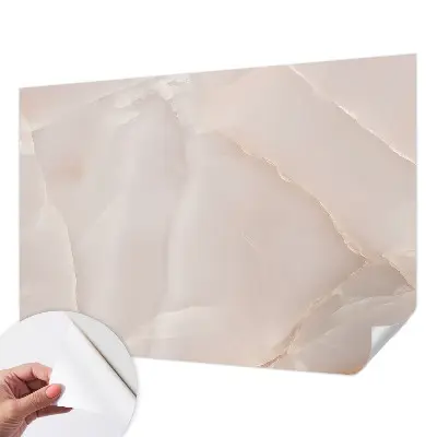 Papier peint photographique sur tissu non tissé marbre rose