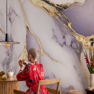 Papier peint chambre garçon Abstraktný mramor