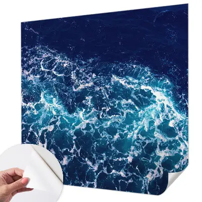 Papier peint photographique sur tissu non tissé vagues de la mer