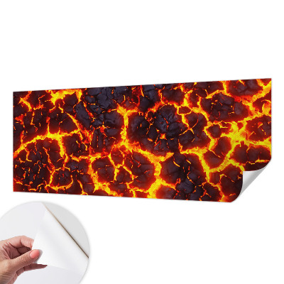 Papier peint adhésif Silná magma