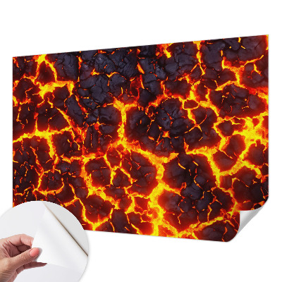 Papier peint adhésif Silná magma