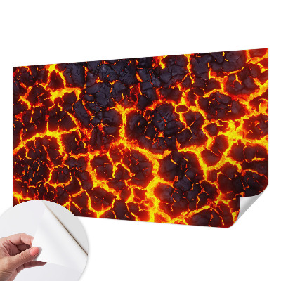 Papier peint adhésif Silná magma